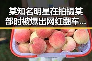 某知名明星在拍摄某部时被爆出网红翻车事件,娱乐吃瓜前线揭露内幕引发番茄大战